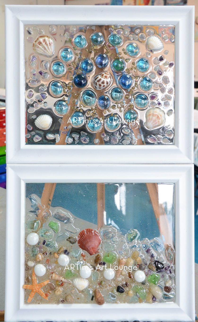 Sea Glass Frame - Fill With Your Own Glass — SwellColors Glass Studio